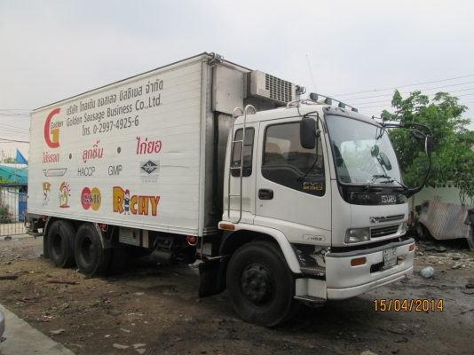 10ล้อตู้เย็น.ISUZU.FVM.230ปี48.6.30เมตร.สภาพสวยพร้อมใช้.ยางเรเดียล10เส้น.ราคา1.250.000บ