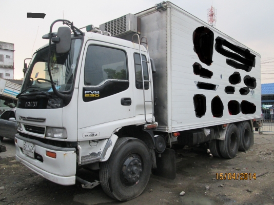 10ล้อตู้เย็น.ISUZU.FVM.230ปี48.6.30เมตร.สภาพสวยพร้อมใช้.ยางเรเดียล10เส้น.ราคา1.250.000บ