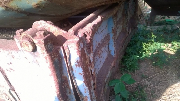 กระบะดั้มสามมิตรยาว3เมตร ยกลงจากNKR88แรง สภาพยังดี เหล็กหนา สีลอกๆสีไม่สวย