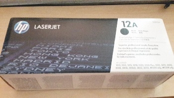 หมึก Laser แท้ ของ HP 12A ของใหม่ กล่องยังไม่ได้แกะ ถูกๆๆ