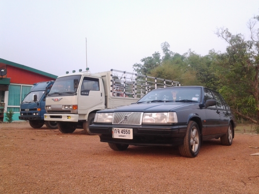 VOLVO 940 เพาเวอร์ ไฟฟ้า เบาะหนัง กินแก้ส ออโต้ เครื่องเดิมปี95 ภาษีเต็ม
