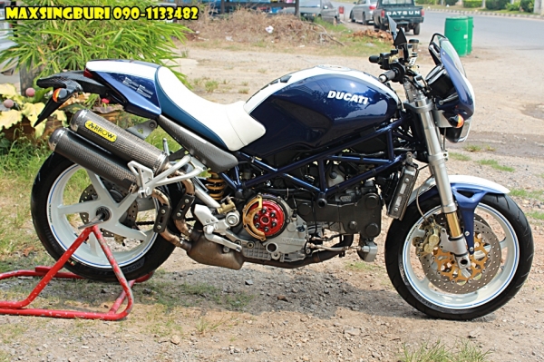 แม็กสิงห์บุรี//DUCATI S4R ปี2005 สภาพสวยมากๆ พร้อมท่อ ARROW เสียสรรพาสมิตรแล้ว 235000 ด่วน