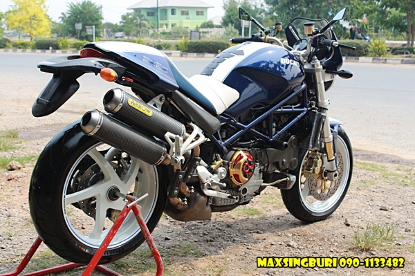แม็กสิงห์บุรี//DUCATI S4R ปี2005 สภาพสวยมากๆ พร้อมท่อ ARROW เสียสรรพาสมิตรแล้ว 235000 ด่วน