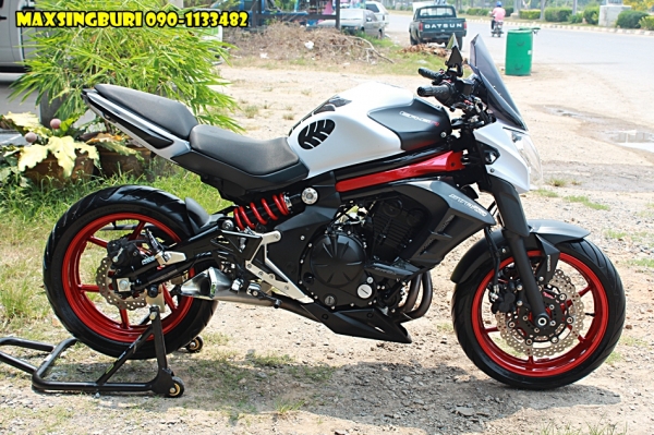 แม็กสิงห์บุรี//KAWASAKI ER6N650 ปี2014 สภาพมือ1 แต่งซิ่งๆ หล่อ วิ่ง2พันกิโล ทะเบียนพร้อม249000