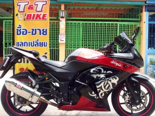 ต้ำพระราม2 ขาย KAWAZAKI NANJA 250ปี2010 กุญแจ2ดอก วิ่งมา4XXXXโล สภาพออก0