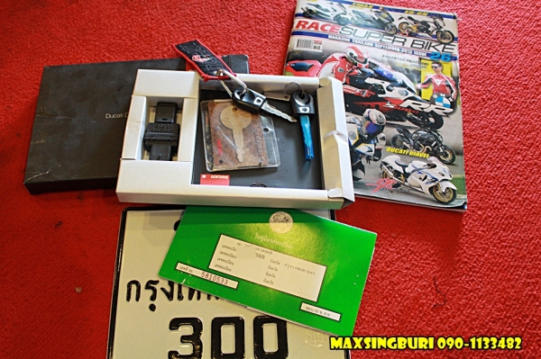 แม็กสิงห์บุรี//DUCATI 1198 S ปี2010 สภาพนางฟ้า OHLINS ทั้งคัน ของแต่งเพียบ ทะเบียนแท้ 685000