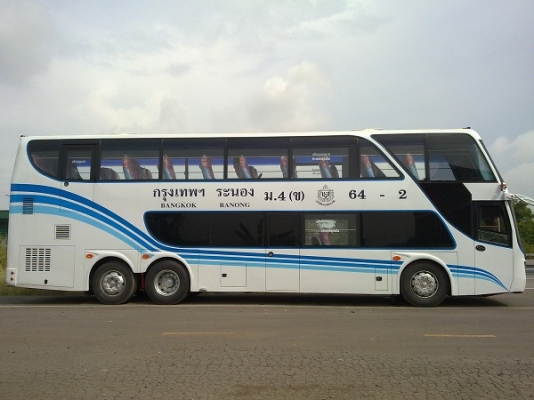 ขายรถบัส 8 ล้อ 2 ชั้น ยี่ห้อเบนซ์ (RABA) คัสซีห้าง ราคา 2,5000,000 บาท