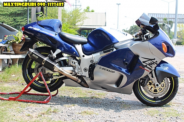 แม็กสิงห์บุรี//HAYABUSA 1300 ปี2001 สภาพสวยมาก ท่อสุตร VAN$HINE เสียสรรพาสมิตรแล้ว 219000