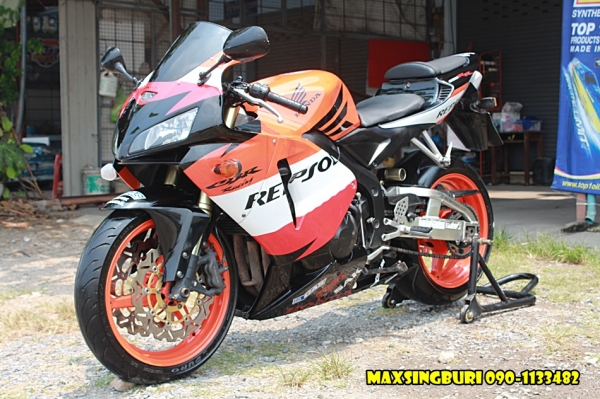 แม็กสิงห์บุรี//HONDA CBR600RR ปี2005 ลาย REPSOL สภาพสวย ทะเบียนพร้อมโอน 195000 ด่วน แม็กสิงห์บุรี//HONDA CBR600RR ปี2005 ลาย REPSOL สภาพสวย ทะเบียนพร้อมโอน 195000 ด่วน