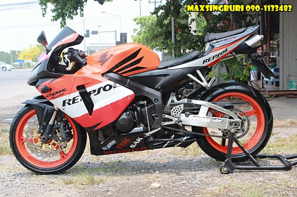 แม็กสิงห์บุรี//HONDA CBR600RR ปี2005 ลาย REPSOL สภาพสวย ทะเบียนพร้อมโอน 195000 ด่วน แม็กสิงห์บุรี//HONDA CBR600RR ปี2005 ลาย REPSOL สภาพสวย ทะเบียนพร้อมโอน 195000 ด่วน