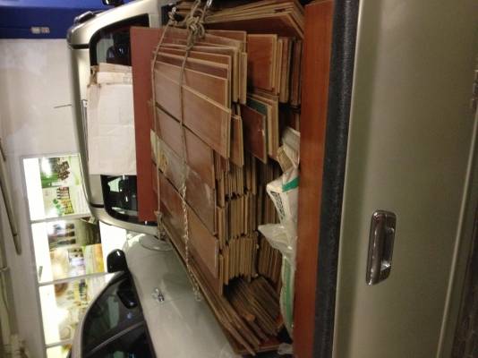 ขายไม้พื้นลามิเนส หน้า 7 นิ้ว 80-90 ตรม ลายไม้สัก ถูกๆ