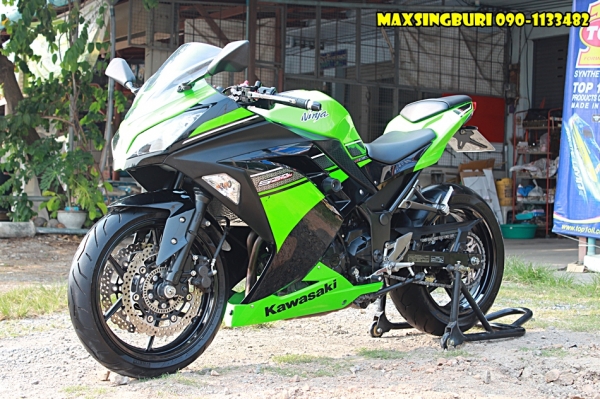 แม็กสิงห์บุรี//KAWASAKI NINJA250 ปี2013 แต่งซิ่งๆ ล้อโต ดิสหน้าคู่ แต่งเพียบ ทะเบียนพร้อม147000 แม็กสิงห์บุรี//KAWASAKI NINJA250 ปี2013 แต่งซิ่งๆ ล้อโต ดิสหน้าคู่ แต่งเพียบ ทะเบียนพร้อม147000