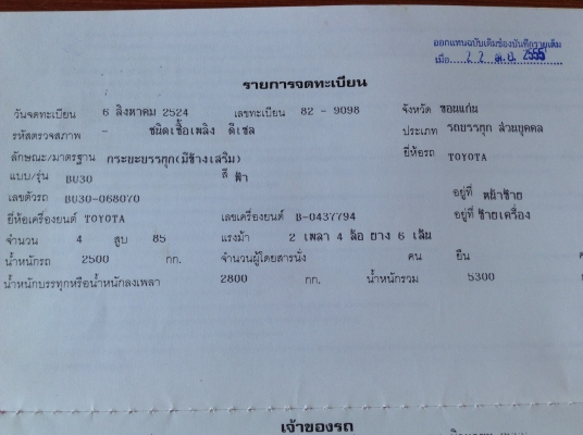 ขาย 6 ล้อ TOYOTA BU30 85 แรงม้า เครื่องฟิตใหม่ มีสโลว์กลาง คัสซีสวย พื้นกระบะเหล็กตงเหล็ก ทะเบียนพร้อมโอนครับ