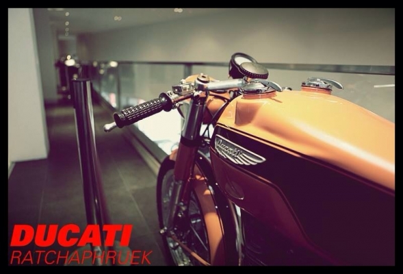 Ducati classic 350cc. twin fillers...
