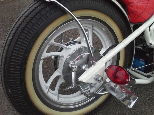 ขาย รถยิงเฟรมสปิงเกอร์หน้ายาว เครื่องVirago 400cc.สภาพสวยครับ