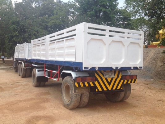 HINO MEGA260ปี2549รถพ่วงดั้มรถบ้านมือเดียวป้ายแดงพร้อมใช้ครับ