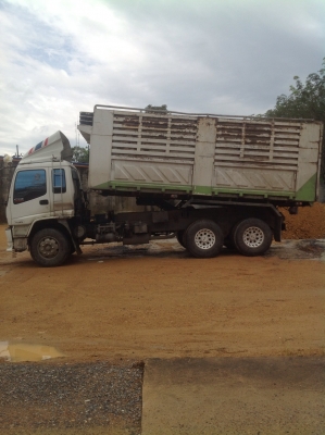 ISUZU FXZ23NZH24 10ล้อดั้ม 320แม็คโลด ปี*2551 มีระบบลาก รถสวย บรรทุกปาร์ม...