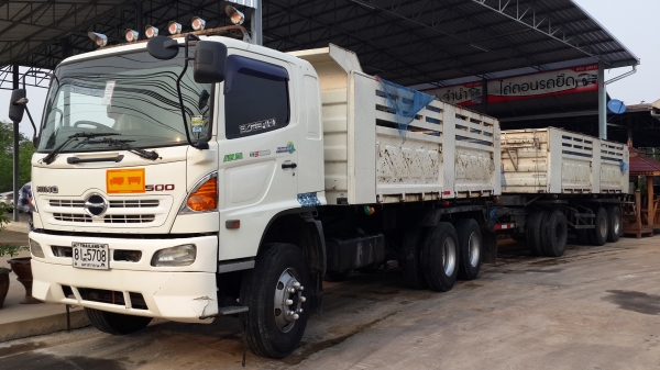 ขายด่วนHINO MECA500ซีรี่5 ปี2553แม่ลูกสามิตรรอนเฉียงสภาพสวยพร้อมใช้ราคาไม่แพงโทร0843923995