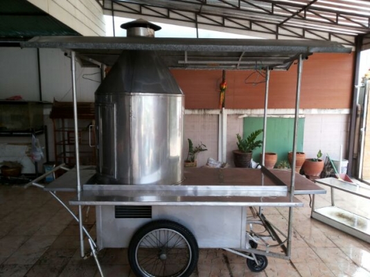 ขายถูก " รถขาย ไก่ทอด " สแตนเลส + ปล่อง อย่างดี