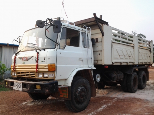 HINO FM176 เครื่อง HO7D 195 แรง เบรคทิฟ ดั้มสามมิตร ยางสวย8เส้น