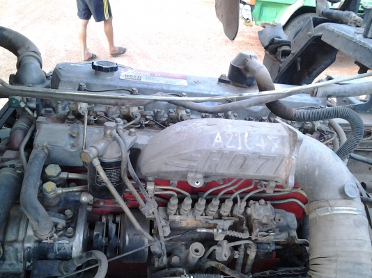 HINO FM176 เครื่อง HO7D 195 แรง เบรคทิฟ ดั้มสามมิตร ยางสวย8เส้น