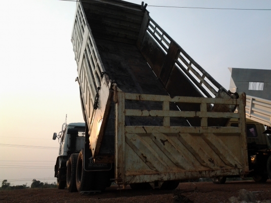 HINO FM176 เครื่อง HO7D 195 แรง เบรคทิฟ ดั้มสามมิตร ยางสวย8เส้น