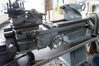 แท่นกลึง 7 ฟุต 2 เพลา เกียร์บล็อก ของอังกฤษ พร้อมใช้ ด่วน !!!!!!  60,000
