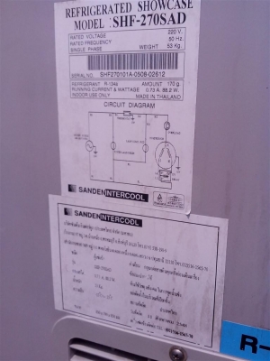 ขายตู้เเช่ มือสองสภาพดี พร้อมใช้งานครับ