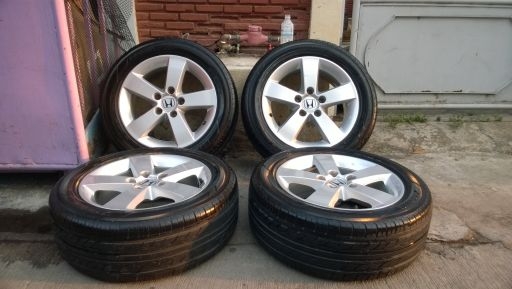 ล้อแม็ก Honda Civic/Accord ขอบ 16-5-114.3 พร้อมยาง ล้อแม็ก Honda Civic/Accord ขอบ 16-5-114.3 พร้อมยาง