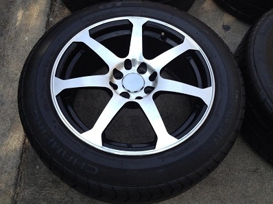 แม็กซ์16นิ้ว หน้าเงา 7 ก้าน พร้อมยางดอกเต็ม 4รู100-114.3 ตจว ส่งได้ครับ