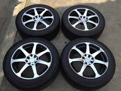 แม็กซ์16นิ้ว หน้าเงา 7 ก้าน พร้อมยางดอกเต็ม 4รู100-114.3 ตจว ส่งได้ครับ