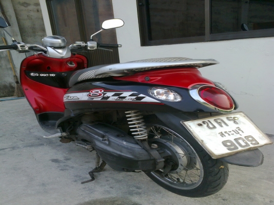 ขายFino สีแดงดำ รถบ้านเครื่องเดิมๆ