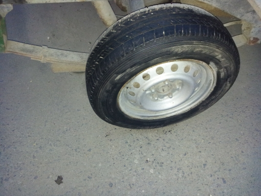 คานหลังไมตี้ พร้อมแหนบ และล้อ ดุมล้อหน้า ดิสเบรค ผ้าเบรคใหม่ หน้าหลัง