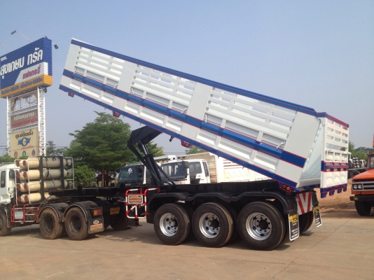 ขายหางเซมิดั้ม 3 เพลา ยาว 9 เมตร กว้าง 2.50 เมตร สูง 1.50 เมตร ต่อใหม่ พร้อมทะเบียน สนใจโทรหรือแวะมาดูได้ครับ ติดต่อ