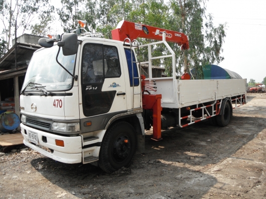 ขายรถบรรทุก6ล้อ เครน5ตัน HINO FF1JPLA ยางดี พร้อมใช้งาน