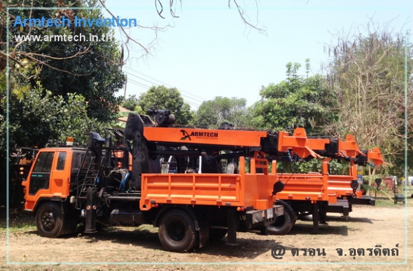 ขาย รถเครนสว่าน 6 ล้อ พร้อมใช้งาน