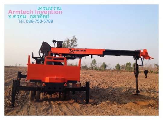 ขาย รถเครนสว่าน 6 ล้อ พร้อมใช้งาน