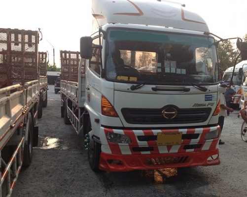 ขาย Hino Mega FG ปี51 ยาว 7.2 เมตร+ลูกพ่วง 6.5 เมตร