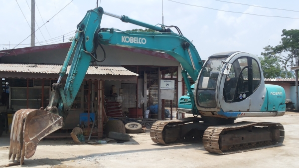 ขายเเล้วเงินสด780000KOBELCO SK100-5มาร์คไฟร์รถนำเข้าเก่าญี่ปุ่นแท้ไม่เคยใช้งานเมืองไทยเลยมีแอร์