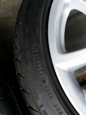 ล้อแม็กซ์มาสด้า2 ขอบ16 ล้อขาวสวยเงาวิ๊งๆ