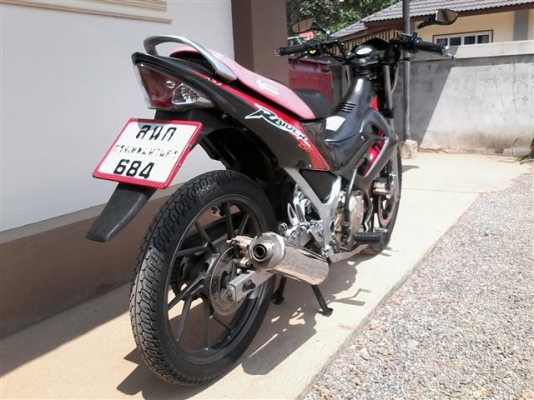 ขาย Raider150 ทะเบียนเต็มพร้อมโอนเจ้าของมือเดียวออกร้านรถปี 49 ขาย 23500 บาท