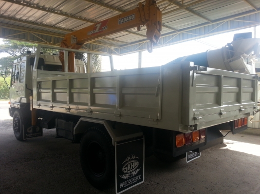 รถดั๊มFUSO FK455H 160แรง ดั๊มติดเครน รถดั๊มFUSO FK455H 160แรง ดั๊มติดเครน