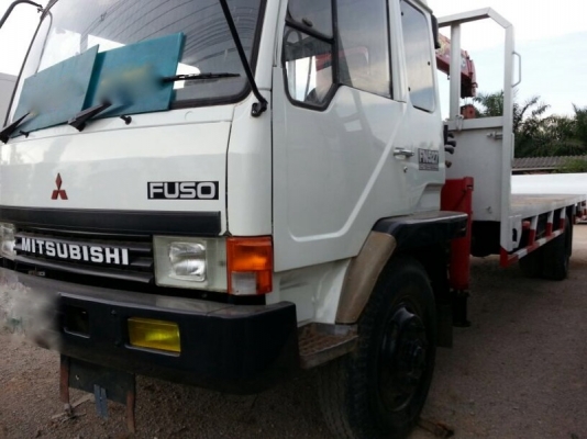 รถมิตซู  6 ล้อ ติดเครน 3.5 ตัน. / 165 แรงม้า. ปี 37.  สนใจติดต่อ 081 - 6079515