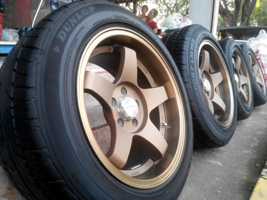 Turismo 17/5/114.3 ET20 F7.5 R8.5หน้าตื้น หลังลึกพร้อมยางdunlopปี12   สภาพ95\%สีเดิมน้ำตาลไหม้ยิงทรายขอบชาสวยๆ ยาง 215-50-17หน้า 225-55-17หลัง ขาย 12900 ด่วน 0898128457 ดูของได้ แถววัดพระธรรมกายhttps://www.facebook.com/profile.php?id=100006231031308#