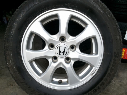 ยางซีวิค FB 195 65 15 ดอกหนาๆ ปี2012 ทั้ง 4 เส้น