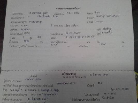 ขายแล้วครับ isuzu จัมโบ้แท้ คัตซี 345 เครื่อง EK 100 แรงๆ ขายแล้วครับ isuzu จัมโบ้แท้ คัตซี 345 เครื่อง EK 100 แรงๆ