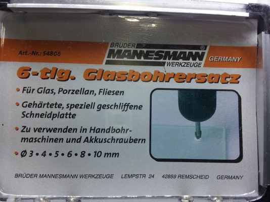 คาร์ไบด์เจาะกระจก กระเบื้อง   germany