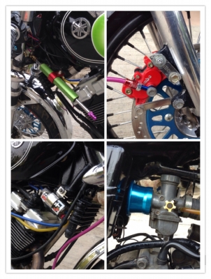 Yamaha rxs cafe&#039; ของแต่งเยอะ มีเล่มทะเบียน