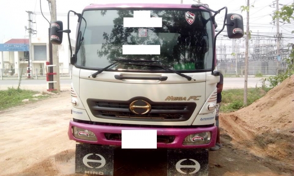 ขายรถ หกล้อ HIno  mega FC 150 ดั้มสามมิตร รถเดิมๆ สวยพร้อมใช้งานสุดๆ