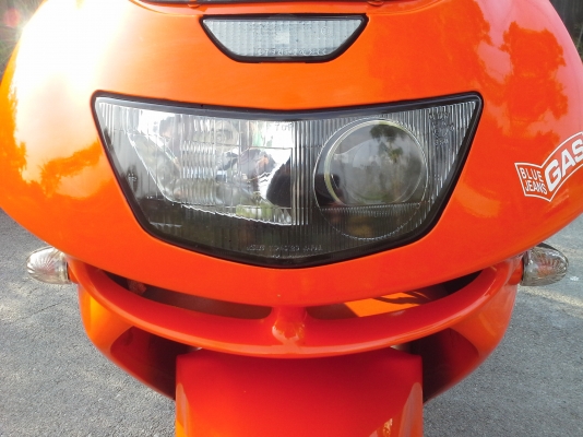 Kawasaki ZX9.R900cc.ปี98-99 สีส้มจี๊ด ของแต่งเต็มลำ ท่อไทเทเนี่ยม